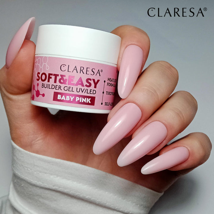 CLARESA SOFT&EASY BUILDER GEL Baby Pink 12 g