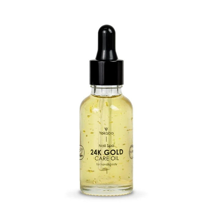 Nagų ir odelių aliejukas 24K GOLD CARE OIL Yokaba 30 ml