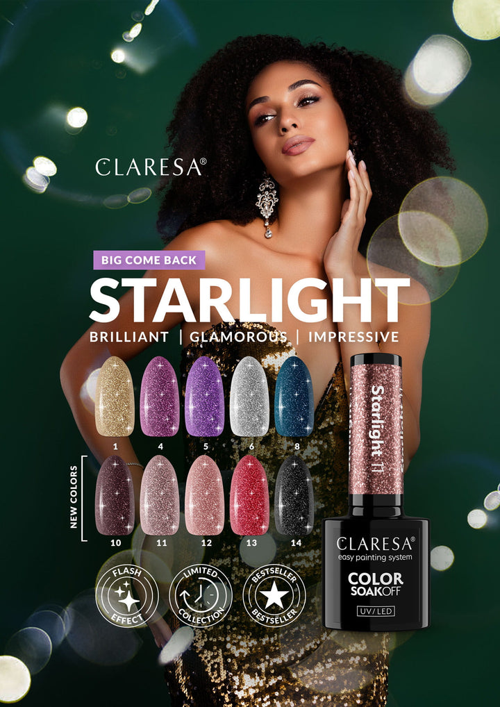 Gelinis lakas CLARESA Starlight 1