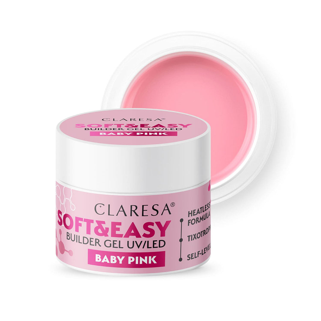 CLARESA SOFT&EASY BUILDER GEL Baby Pink 12 g