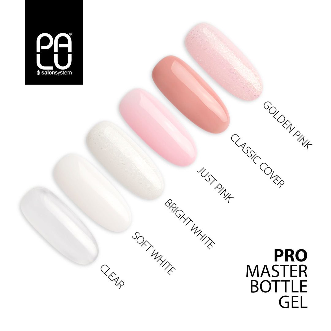 PALU PRO MASTER BOTTLE GEL - BRIGHT WHITEPALU PRO MASTER BOTTLE GEL - CLEAR