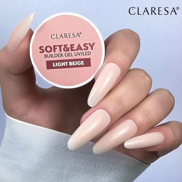 CLARESA SOFT&EASY BUILDER GEL Light Beige 45 g