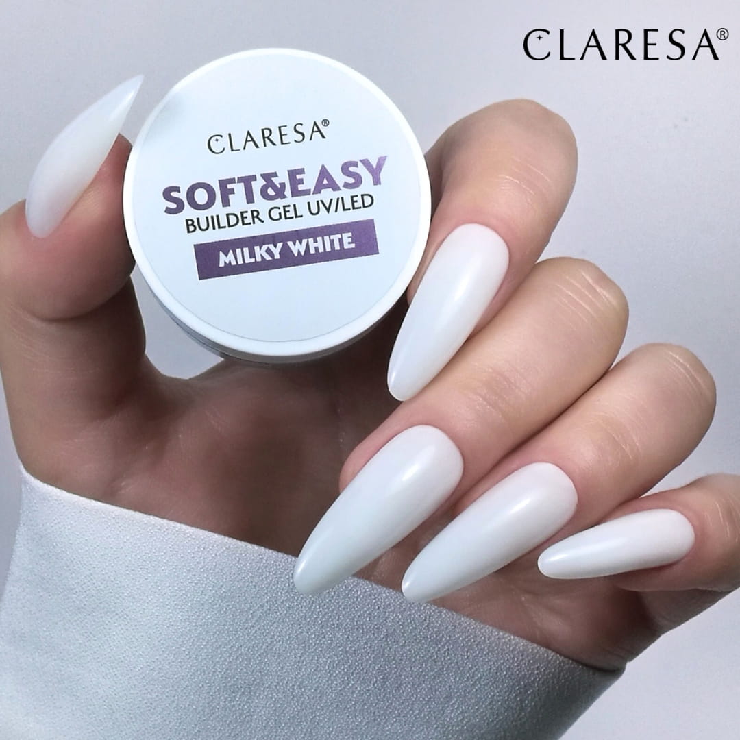 CLARESA SOFT&EASY BUILDER GEL Milky White 12 g