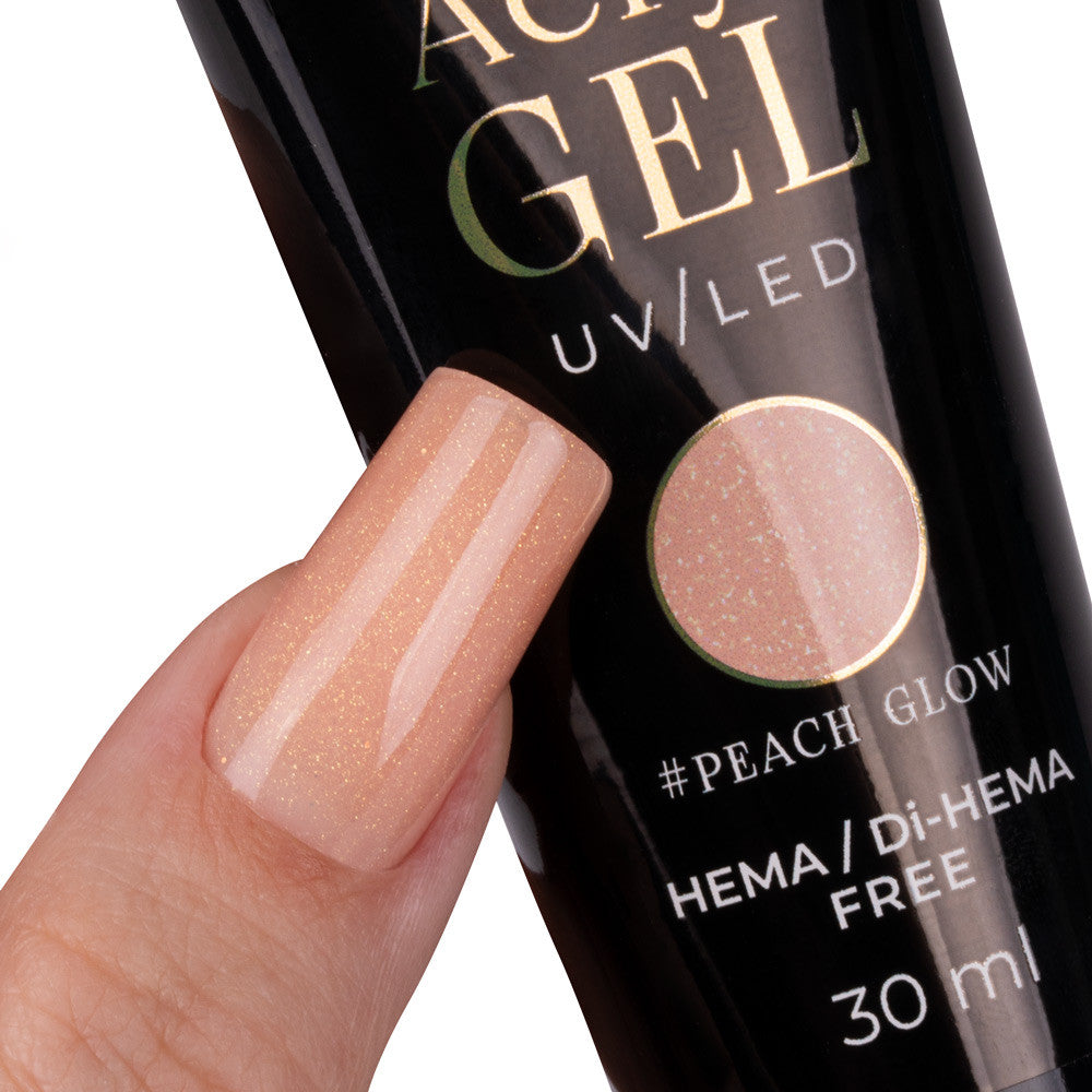 Poligelis Molly Nails HEMA/Di-HEMA Free Peach Glow 30 ml