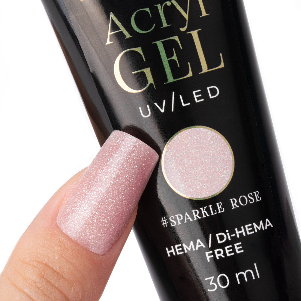 Poligelis Molly Nails HEMA/Di-HEMA Free Sparkle Rose 30 ml