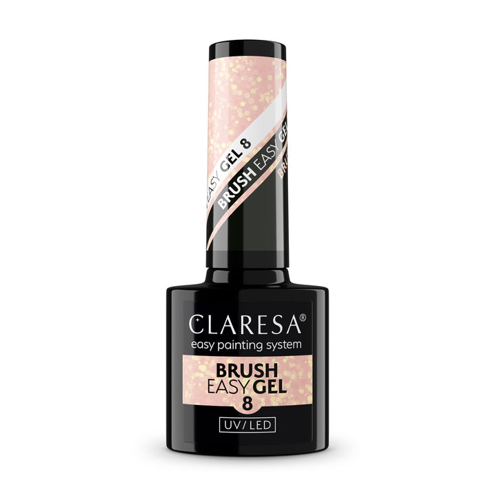 Gelis su teptuku Brush Easy Gel Claresa 8