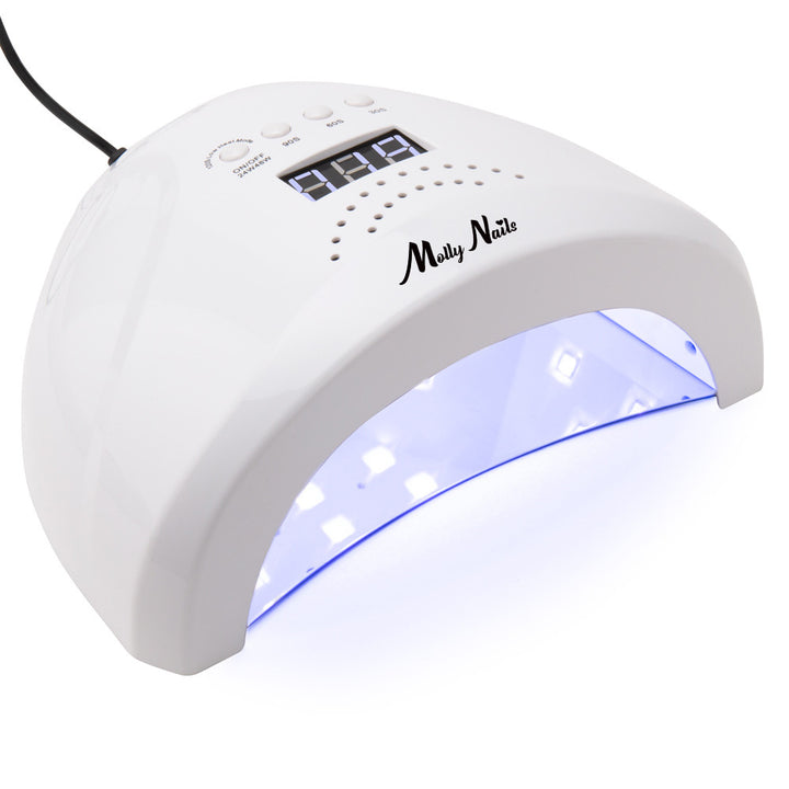 UV/LED lempa nagams Molly Nails 48W su displėju